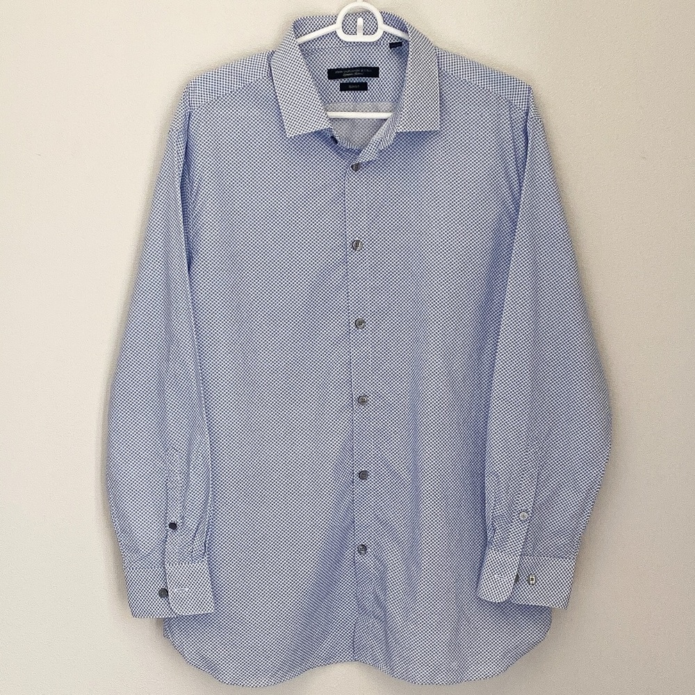 John Vervatos Signature Tailored Slim Fit Dress Shirt